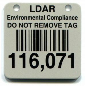 Alum Tag Teflon Bar code Rivet Drake Labels