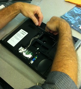 On-site assembly services - rebranding laptops.