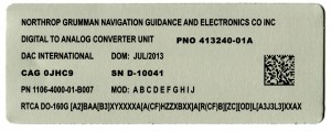 2D matrix plated manufactured from photosensitive aluminum. (Metalphoto)