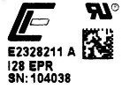 Polyester 2D Matrix Barcode Drake Labels  (138 x 101)