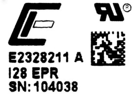UID/2D Matrix Marking and Human Readable Text.