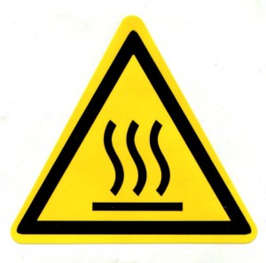 Polyester Warning Label