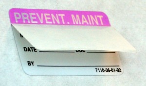 Seal the information permanently onto the tag with a clear flap of polyester
